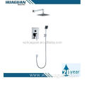 Wall concealed thermostatic shower